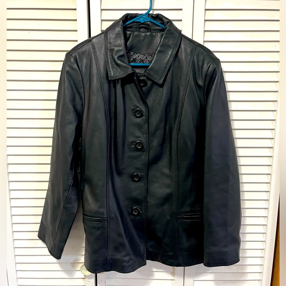 🔥 Leather Jacket Women’s Size XL